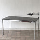 ユーエスエムハラー USMハラー USM Haller モジュラーファニチャー ハラーテーブル ワークデスク オーク材 W150cm スイングアーム付き ブラック ◇