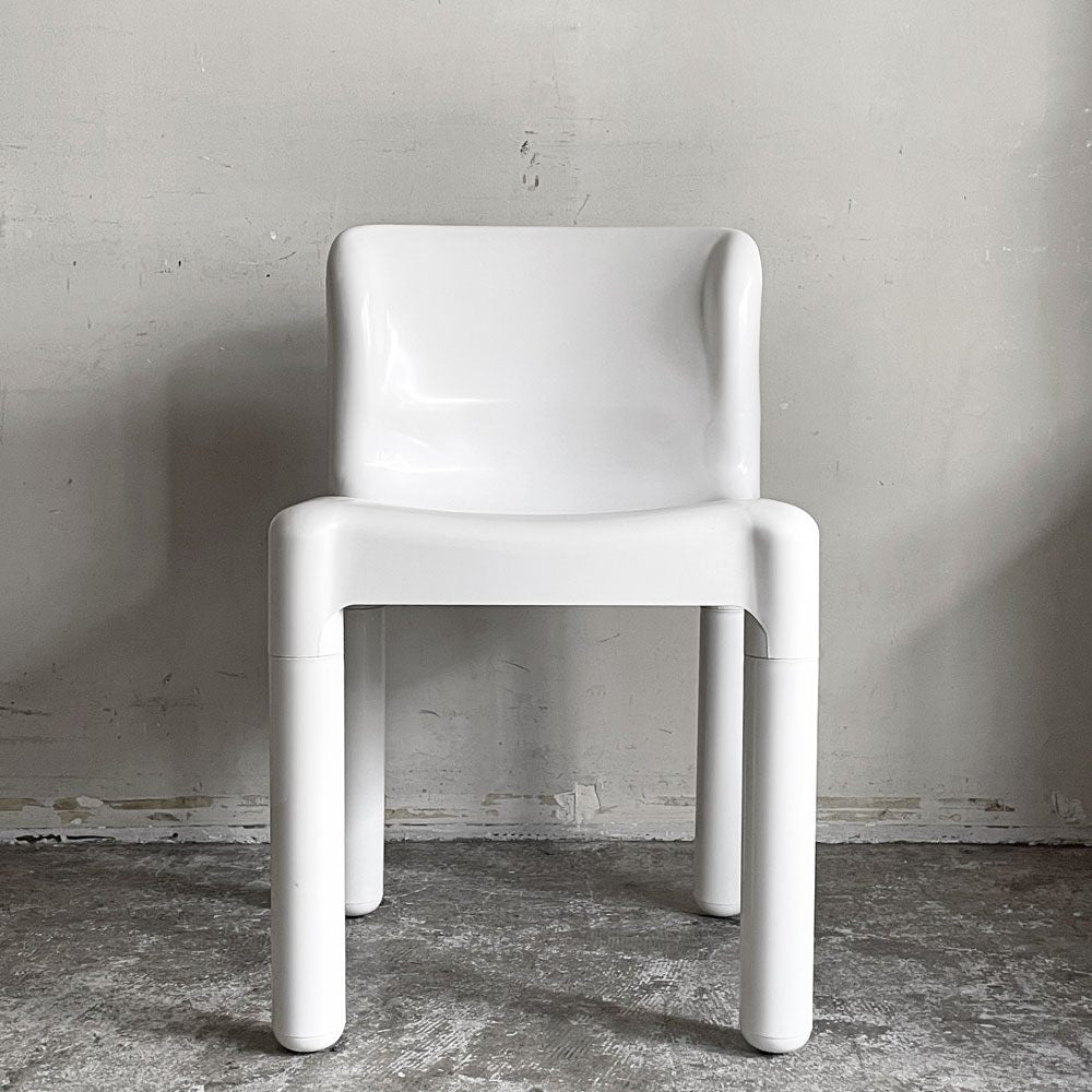 カルテル Kartell バルトリチェア 4875 Chair ダイニングチェア サイドチェア ポリプロピレン製 ホワイト カルロ・バルトリ Carlo Bartoli イタリア ビンテージ ■