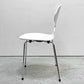 フリッツハンセン Fritz Hansen アントチェア 4本脚 カラード アッシュ ホワイト アルネ・ヤコブセン 北欧家具 ●