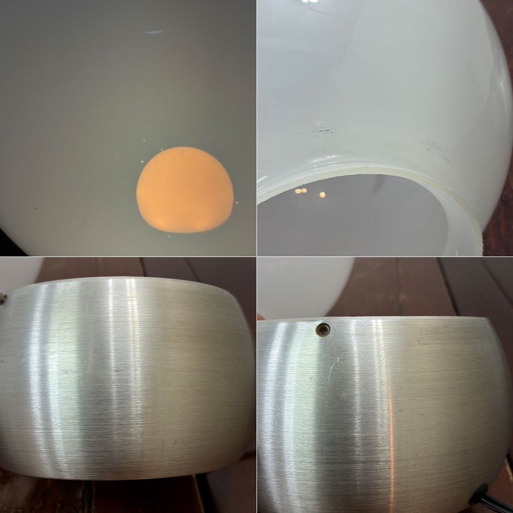 イデオット ideot イタリア ヴィンテージ モダン ガラス照明 テーブルランプ Vintage Modern Glass Table Lamp ガラス×メタルベース ●