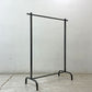 インダストリアルデザイン Industrial design スチール製 ハンガーラック W105cm アジャスター付き 店舗什器 工業系 ●