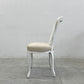 サラグレース Sarah Grace SGD デビュー ダイニングチェア DEBUT DINING CHAIR CHARM BD WHITE&NATURAL LINEN ラタンバック アンティーク風 オーク材 参考価格約55,000円 C〓