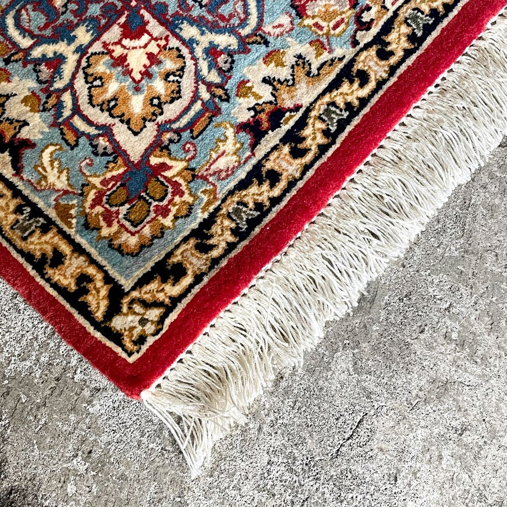 ライオンラグス LION RUGS イスファハン Esfahan ペルシャ絨毯 ラグ カーペット 90cm×65cm ウール タグ付 イラン ■