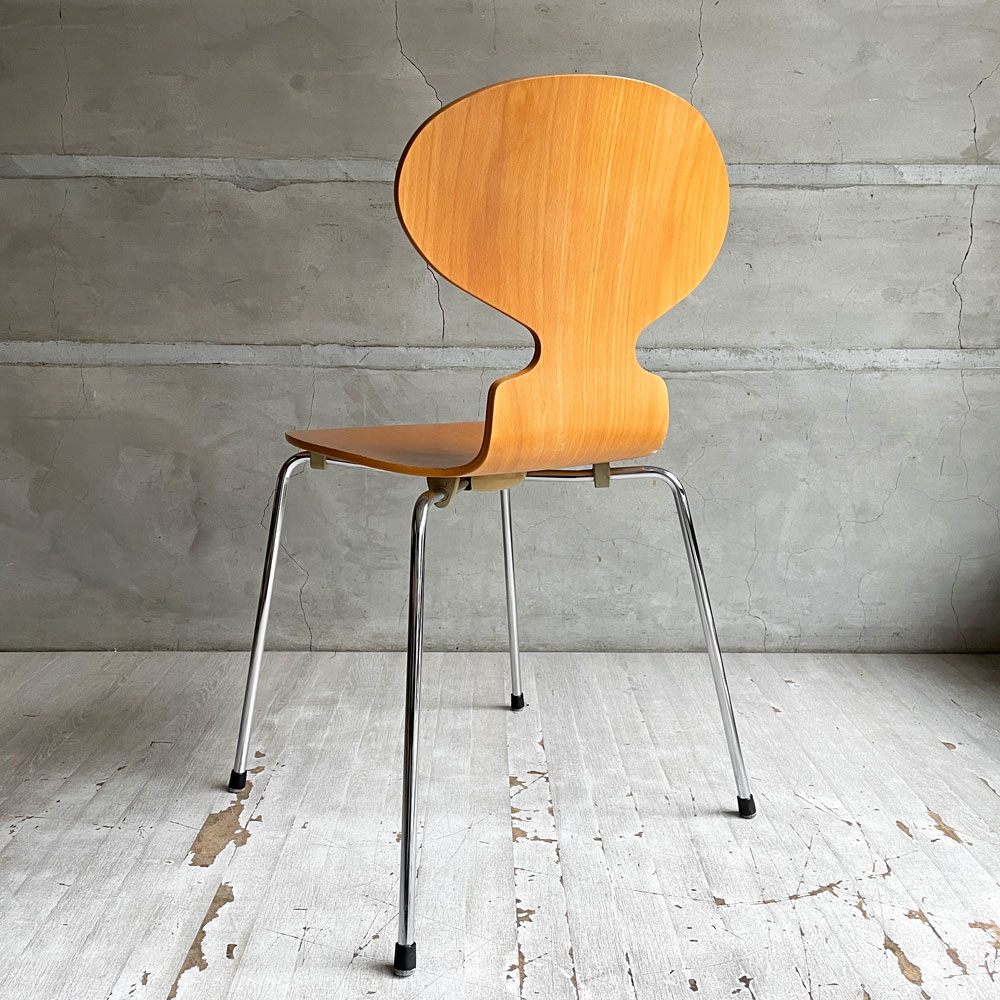 フリッツハンセン Fritz Hansen 3101 アリンコチェア アントチェア 4本脚 ナチュラルビーチ ラッカー仕上げ アルネ・ヤコブセン A ♪