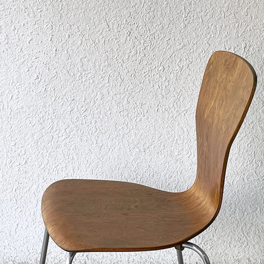 アスコ ASKO ニッケ Nikke ダイニングチェア model 9019 プライウッド Tapio Wirkkala ビンテージ 北欧家具 フィンランド 希少 ◇