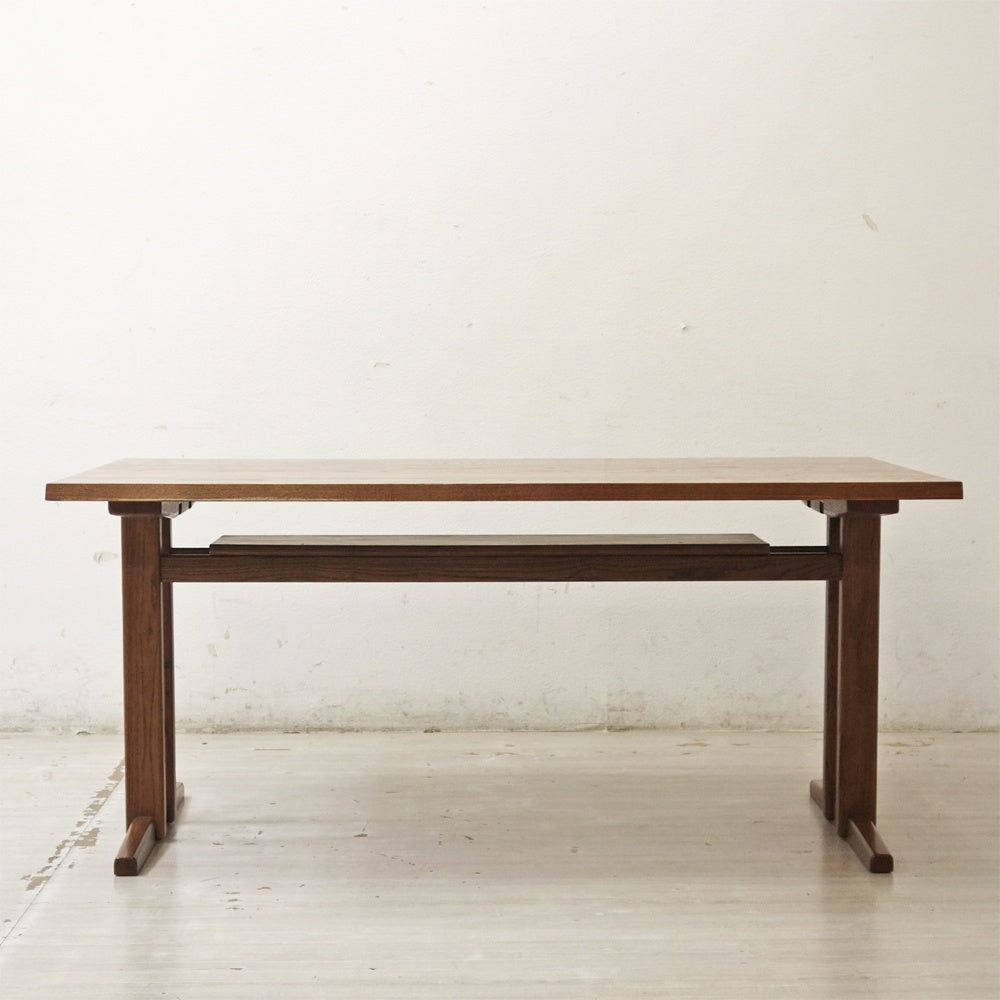 エーフラット a.flat モク ダイニングテーブル アッシュ無垢材 W150×D85×H67cm リビングダイニング 廃番モデル アジアンモダン ●