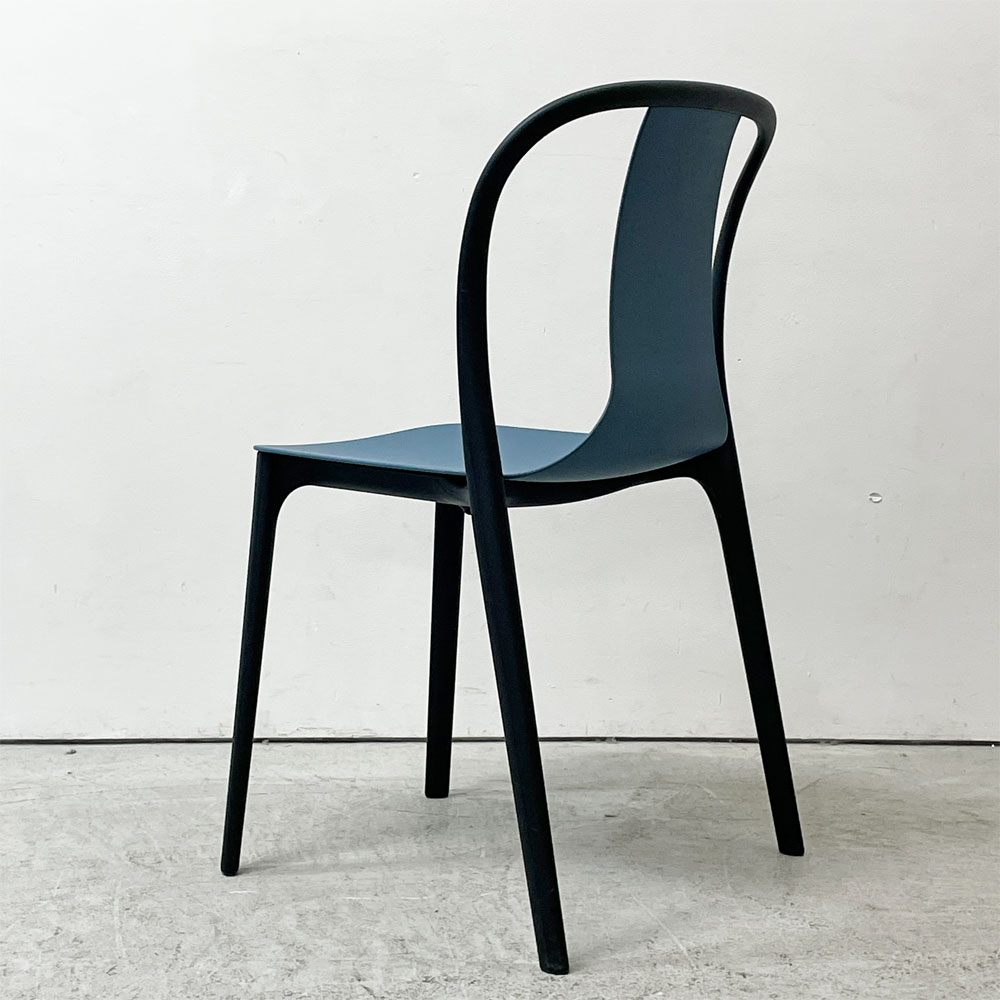 ヴィトラ Vitra ベルヴィルチェア Belleville Chair ダイニングチェア スタッキングチェア シーブルー ロナン & エルワン・ブルレック D ●