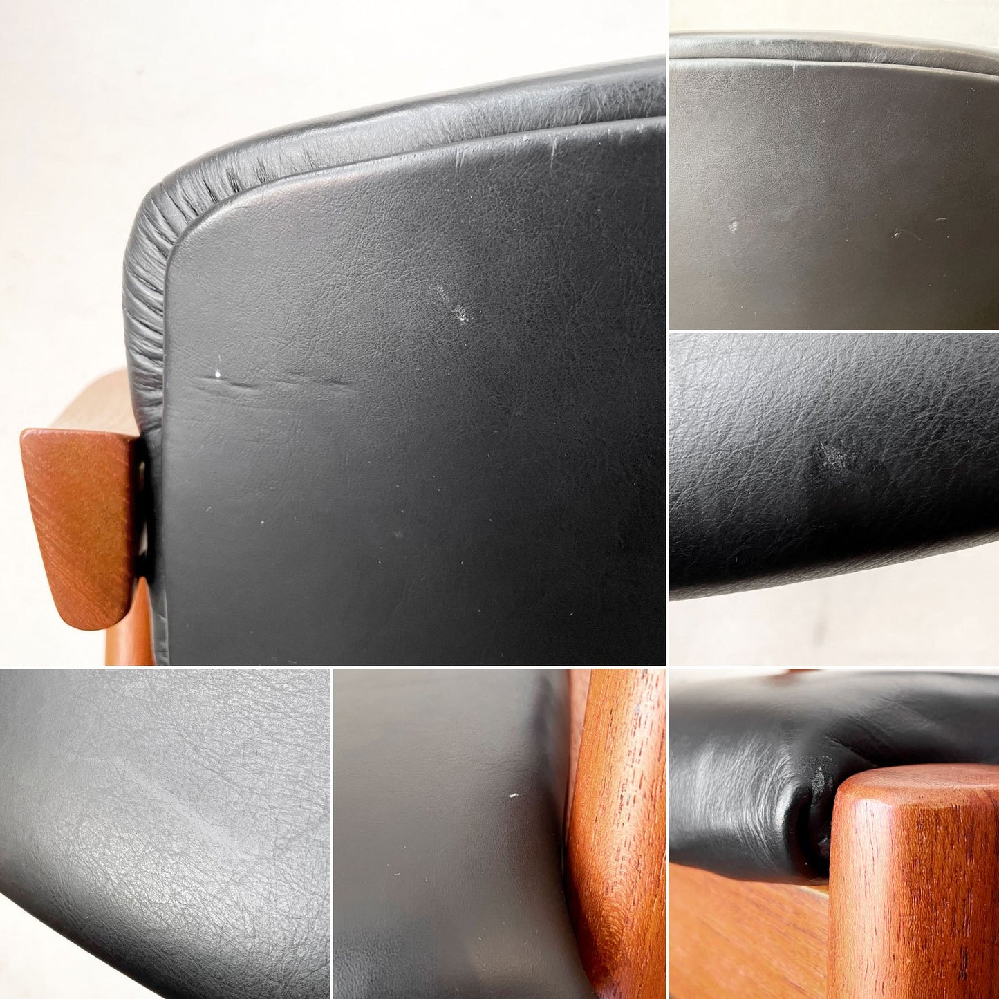 スコウアンデルセン Schou Andersen No.42 ハーフアーム ダイニングチェア チーク材 本革 カイ・クリスチャンセン kai christensen デンマーク 北欧ビンテージ ◎