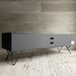 リビングハウス LIVING HOUSE. オッタシリーズ OTTA TVボード W150cm ローボード スチールレッグ 再生パイン無垢材 ナチュラルデザイン ♪