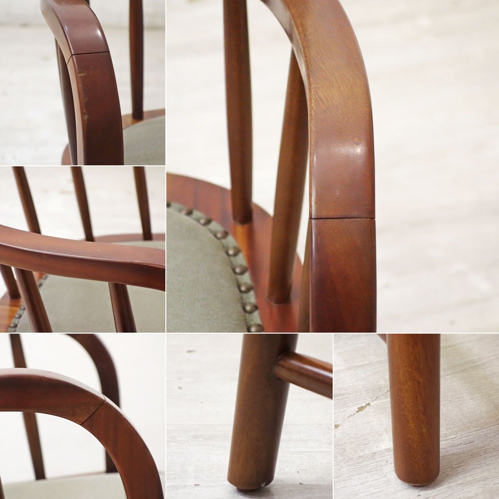 アクメファニチャー ACME Furniture オークス アーム チェア OAKS ARM CHAIR カーキ ファブリック ●