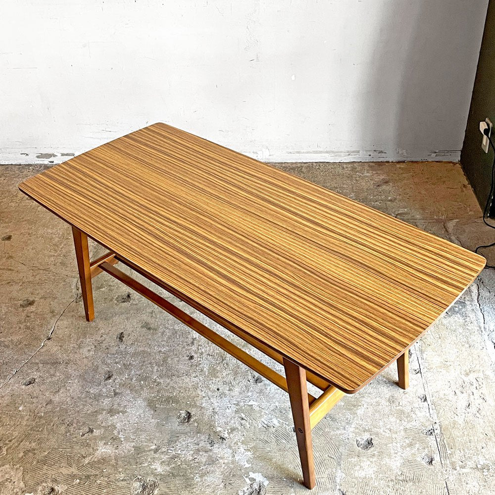 カリモク60 Karimoku60 リビングテーブル L ウォールナットカラー コーヒーテーブル センターテーブル W119cm メラミン レトロモダン ミッドセンチュリー ■