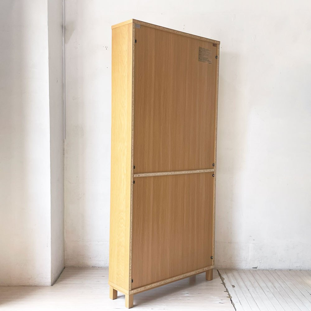 無印良品 MUJI オーク材 薄型ラック ワイド大  7段 本棚 ブックシェルフ 廃番 参考定価24,900円 ★