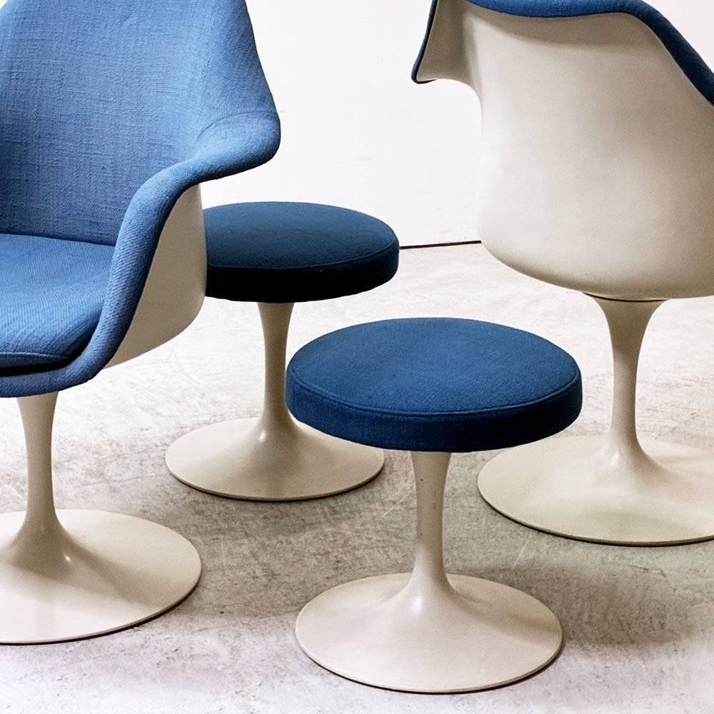 ノル ノール Knoll ビンテージ チューリップ スツール 回転式 エーロ・サーリネン  Eero Saarinen スペースエイジ ミッドセンチュリー A ●