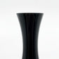 保谷クリスタル HOYA CRYSTAL ブラックベルベット BLACK VELVET シャンパングラス コーンカットステム型 カラーガラス 美品 ●