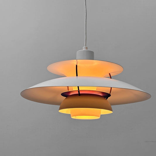 ルイスポールセン Louis Poulsen PH5 ペンダントライト クラシックホワイト ポール・ヘニングセン 北欧 名作照明 2013年製 ●