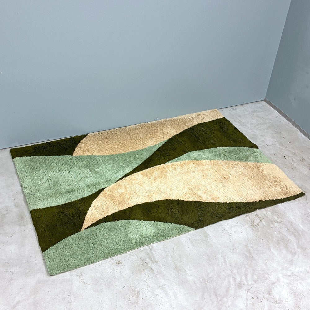 ウニコ unico アクリルラグ ブリーズ BREEZE 120x180cm リーフ ナチュラルモダン 北欧スタイル ◎
