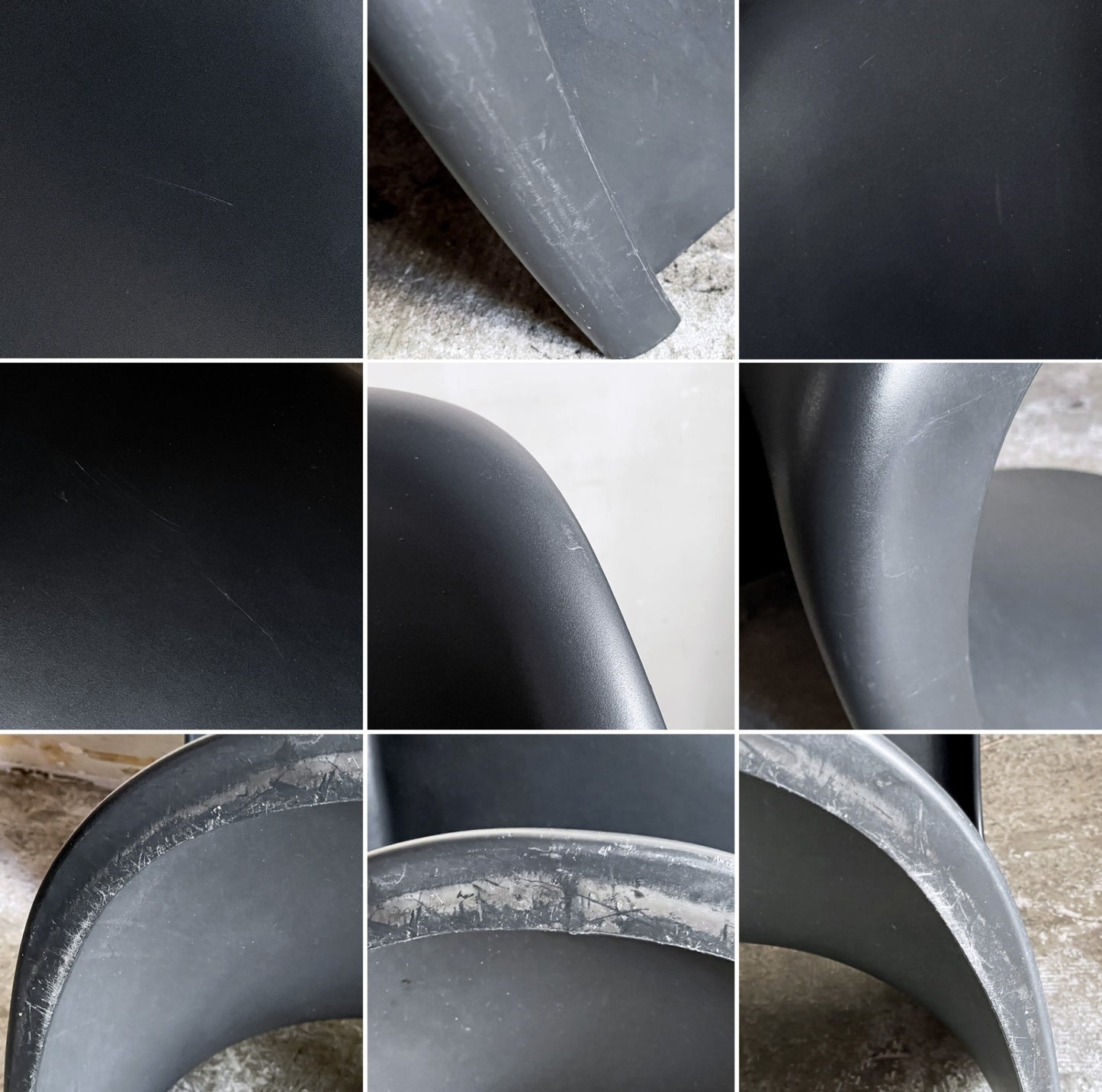 ヴィトラ vitra パントンチェア ダイニングチェア スタッキングチェア ディープブラック ヴェルナー・パントン Panton ミッドセンチュリー スペースエイジ ■