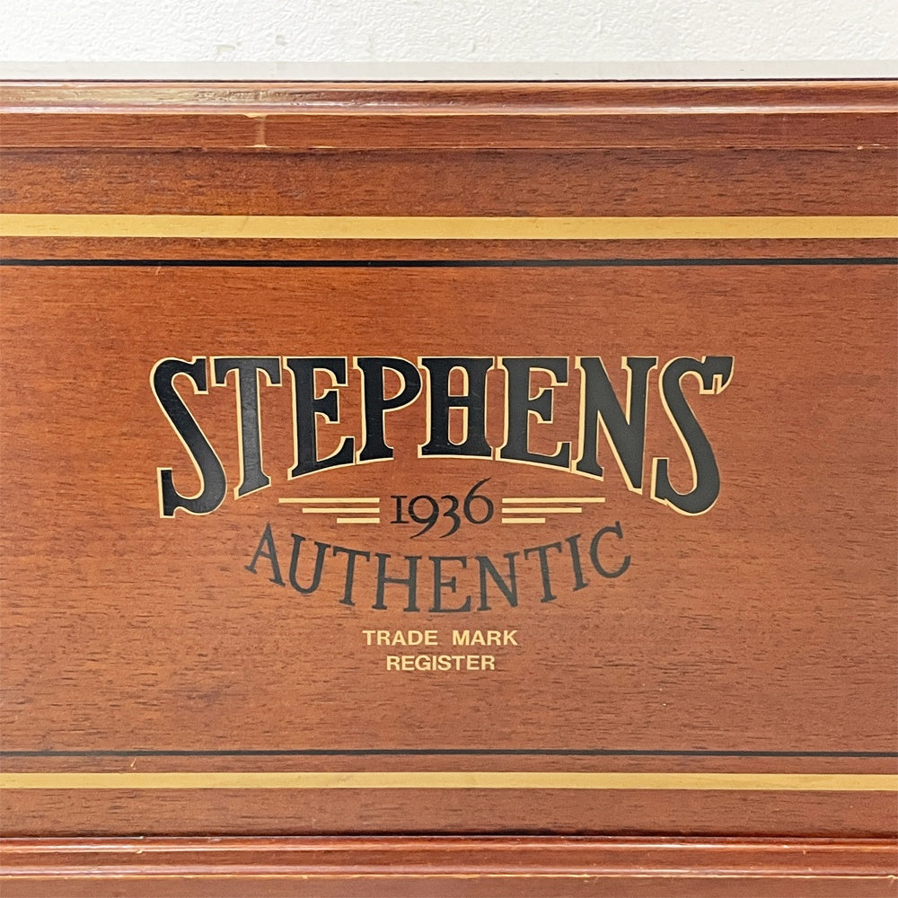 ステファンズ STEPHENS’ 1936 AUTHENTIC チェスト ブランケットボックス ウッドボックス 収納箱 ベンチ 店舗什器 B ビンテージ ●