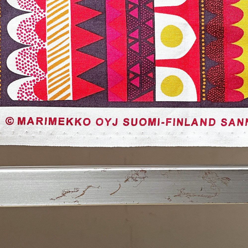 マリメッコ Marimekko ラアヌ Raanu ファブリック 148×122cm Sanna Annukka 廃番 フィンランド 北欧雑貨 ■