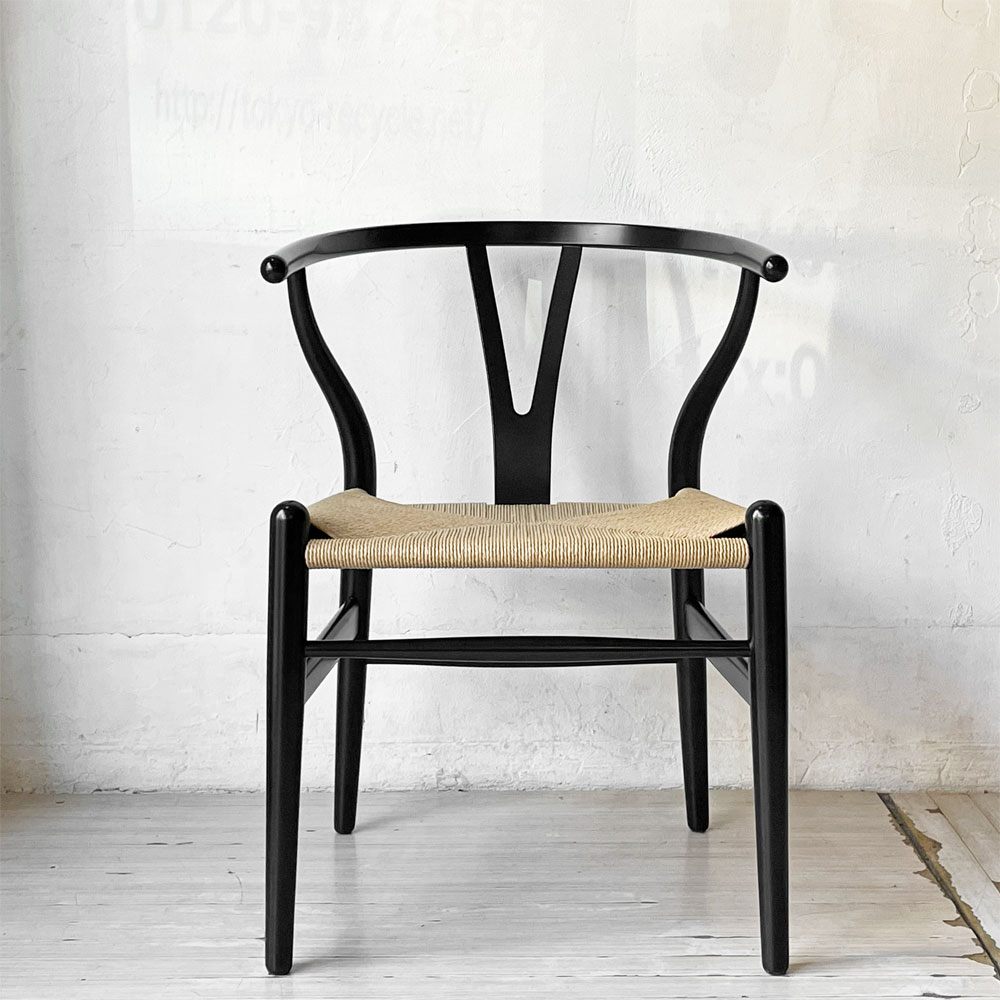 カール ハンセン＆サン Carl Hansen & son CH24 Yチェア ハンス・J・ウェグナー ビーチ材 ブラックラッカー ペーパーコード 日本仕様 参考定価104,500円 ★
