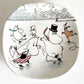 アラビア ARABIA ムーミン MOOMIN 滑りやすい氷の上 On Slippery Ice ウォールプレート 飾り皿 2002-2004年 箱付 廃番 フィンランド 北欧食器 ■