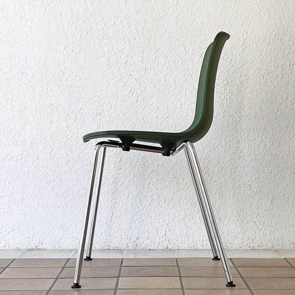 ヴィトラ vitra ハルチューブ HAL Tube サイドチェア ダイニングチェア スタッカブル グリーン ジャスパー・モリソン A ◇