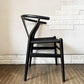 カールハンセン＆サン Carl Hansen & Son CH24 Low Yチェア オーク材 ブラックラッカー×ブラックペーパーコード ハンス・J・ウェグナー デンマーク 北欧家具  定価￥199,100- ◎