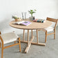 アクタス ACTUS タイム THYME ダイニングテーブル ラウンド W120cm オーク無垢材 ウレタン塗装 ミルク ナチュラル 定価￥149,600- 〓