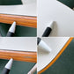 ハーマンミラー Herman Miller サイドシェルチェア セカンド 2nd ビンテージ アプホルスター スクールベース 肘掛けテーブル付 イームズ ミッドセンチュリー B ◇