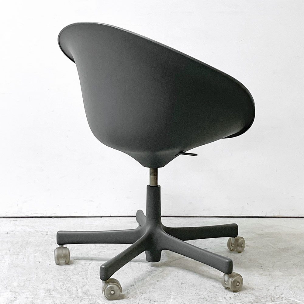 ヴィトラ vitra フラフープチェア Hula Hoop キャスターチェア シートパッド グレー系 フィリップ・スタルク 廃盤 ●