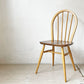 アーコール Ercol フープバックチェア ダイニングチェア スポークバック エルム材 UKビンテージ 英国家具 ★