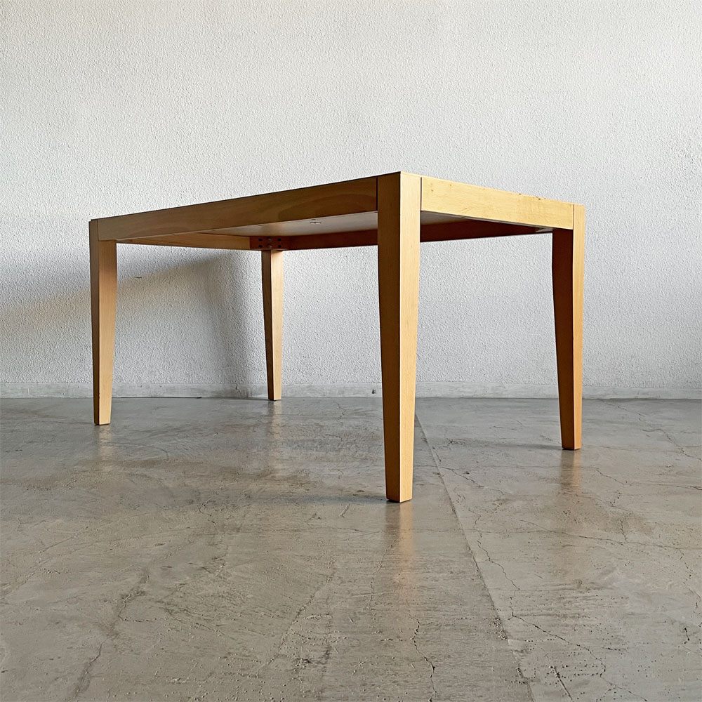 カッシーナイクスシー Cassina ixc. マラガ MALAGA ダイニングテーブル ビーチ材 W140cm フィリップ・ユーレル Philippe Hurel 廃番 〓