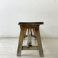 ビンテージ Vintage 古い木味の木製ベンチ 杉古材 無垢材 古家具 W159cm ●