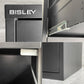 ビスレー QUBE By BISLEY ファイリング デスクキャビネット ブラック 4ドロワー A4サイズ オフィス家具 鍵付き 英国 廃番 ♪