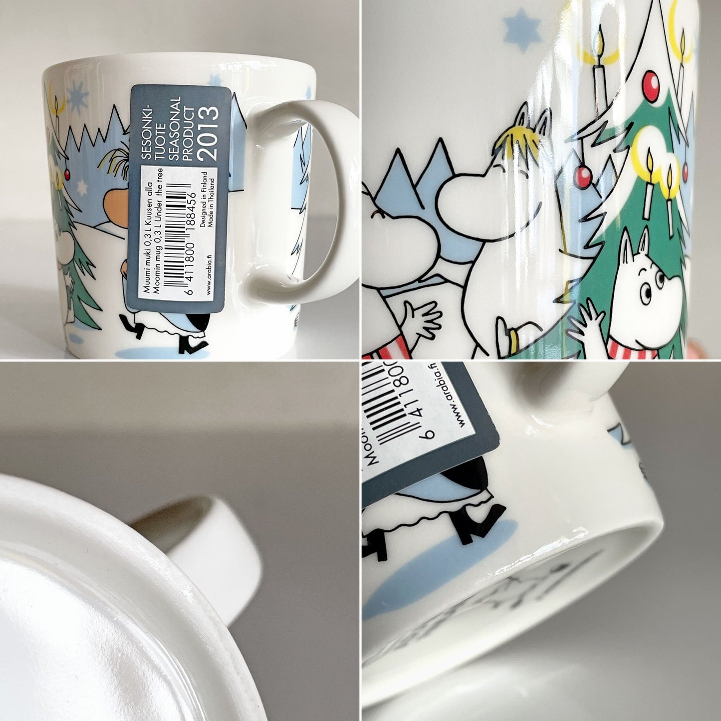 アラビア ARABIA ムーミンマグ MOOMIN アンダーザツリー 森のクリスマスツリー 2013年 冬限定 フィンランド 北欧食器 ■