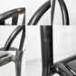 フランスビンテージ French Vintage ステヴァンチェア Stevens Chair モデルC Model C ブラック レザー クッションシート ロベール・マレ＝ステヴァンス  ★