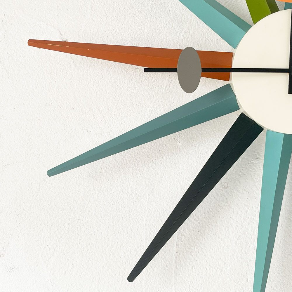 ヴィトラ Vitra ジョージネルソン George Nelson サンバースト Sunburst Clock 壁掛け時計 ウォールクロック マルチカラー ミッドセンチュリー ★