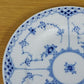 ロイヤルコペンハーゲン ROYAL COPENHAGEN ブルーフルーテッド ハーフレース プレート 17cm 北欧食器 B ◎