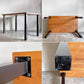 かなでもの KANADEMONO ザ・テーブル THE TABLE ダイニングテーブル ラバーウッド天板 W120cm スクエアバー脚 ブラック グライズ欠品 定価￥49,900- ■