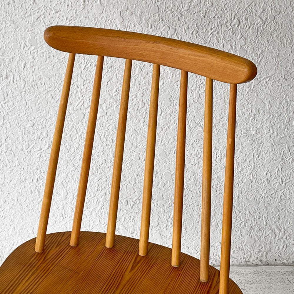 エズビーヴァーケン Edsby Verken T65 ファネットチェア Fanett Chair ダイニングチェア アッシュ材 イルマリ・タピオヴァーラ スウェーデン 北欧ビンテージ 希少 ◇