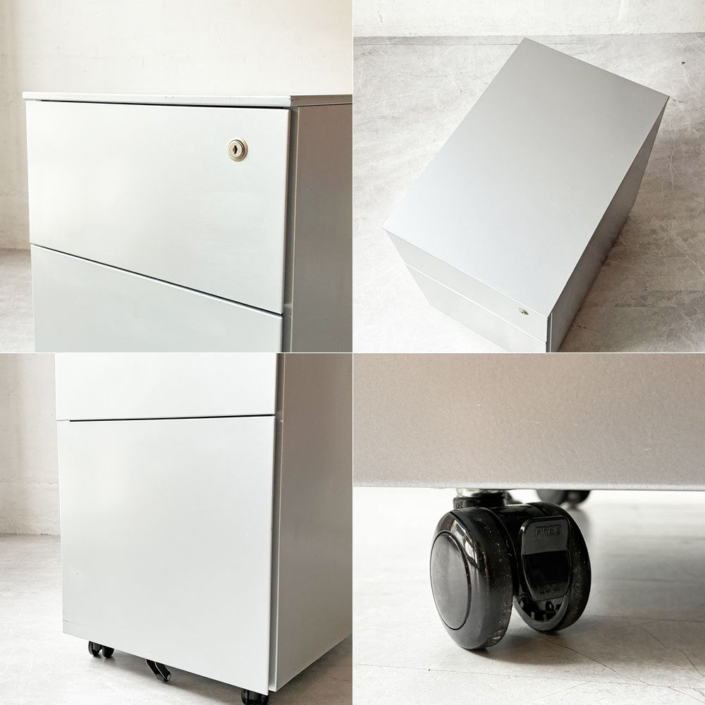 カッシーナ Cassina ixc. AFドロワー AF DRAWER デスクキャビネット ワゴン 鍵付属 キャスターロック機能付き イタリア ★