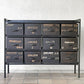 ジャーナルスタンダードファニチャー j.s.F ギデル GUIDEL 12ドロワーズチェスト 12 DRAWERS CHEST インダストリアルデザイン 廃番 ◇