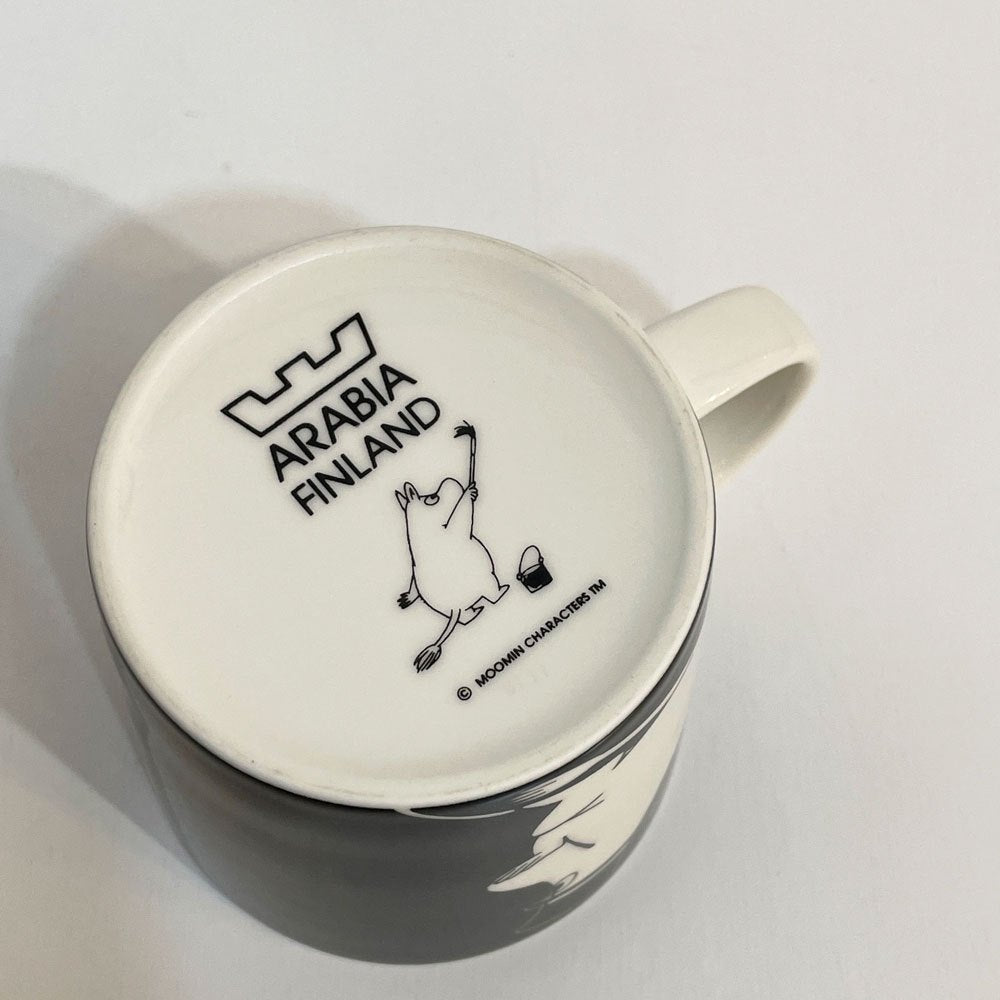 アラビア ARABIA ムーミンマグ MOOMIN ムーミンパパ ブラック 1999-2013年 フィンランド 北欧食器 ◎
