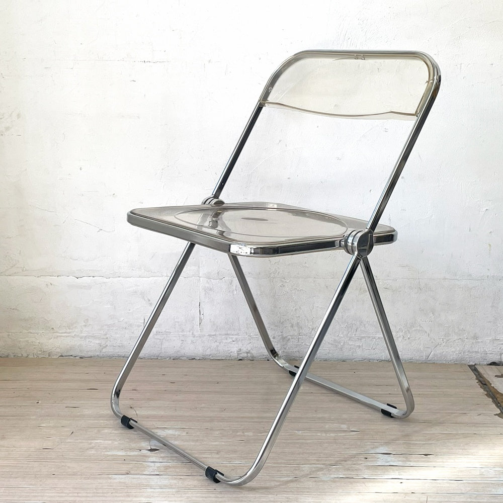 アノニマカステッリ ANONIMA CASTELLI プリアチェア PLIA チェア Chrome/Clear ジャンカルロ・ピレッティ イタリア ミニマル フォールディングチェア ★