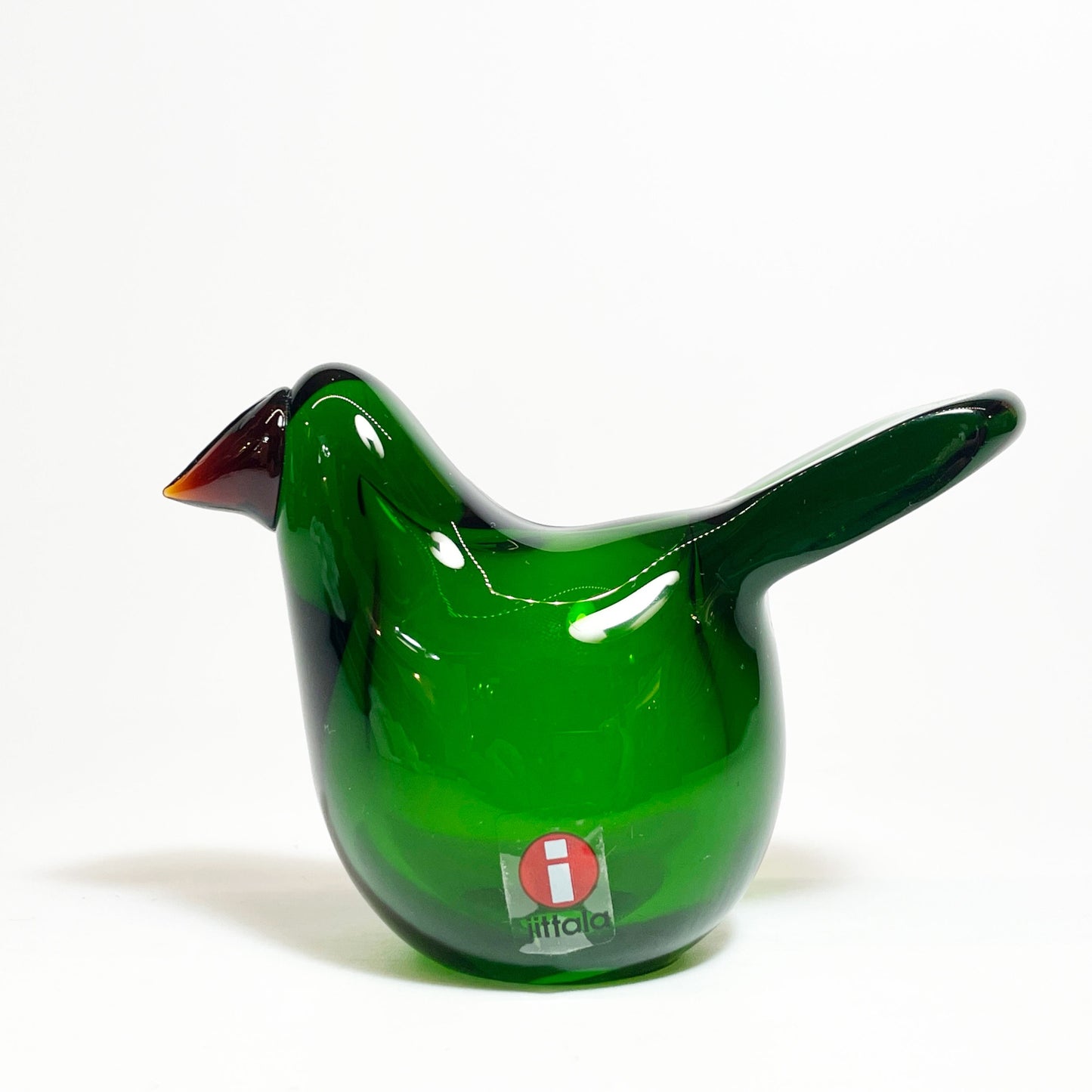 イッタラ iittala イッタラバード シエッポ Sieppo グリーン × ブラウン 2015年 131/1000 箱&テキスタイル付 オイバ・トイッカ SCOPE別注 ★