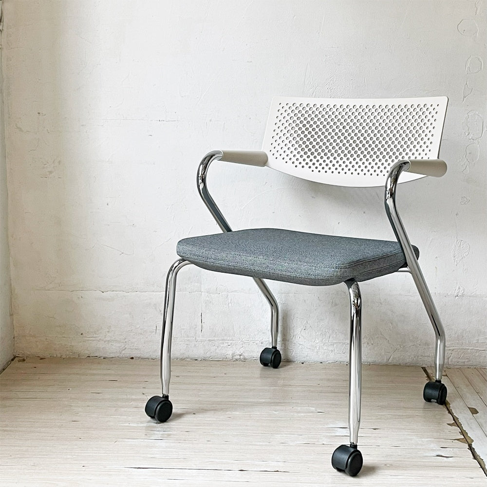 ヴィトラ vitra ビザロール Visaroll デスクチェア ミーティングチェア キャスターベース スタッキング アントニオ・チッテリオ B ★