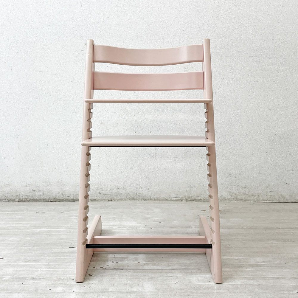 ストッケ STOKKE トリップトラップ TRIPP TRAPP ベビーチェア キッズチェア S/N5～ セレーヌピンク ノルウェー 北欧家具 ●