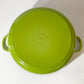 ルクルーゼ LE CREUSET ココットロンド 両手鍋 フルーツグリーン 24cm 鋳物 フランス ★