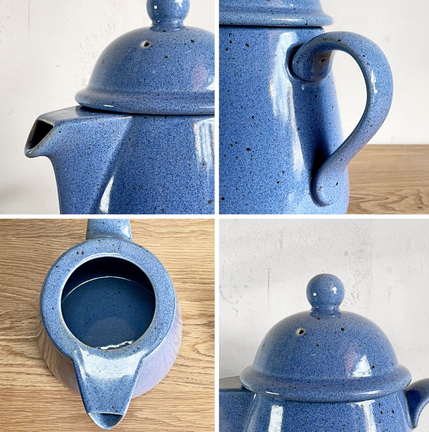 ダンスク DANSK ニールストーン neilstone セラミック ピッチャー ポット ブルー ビンテージ 北欧 ■