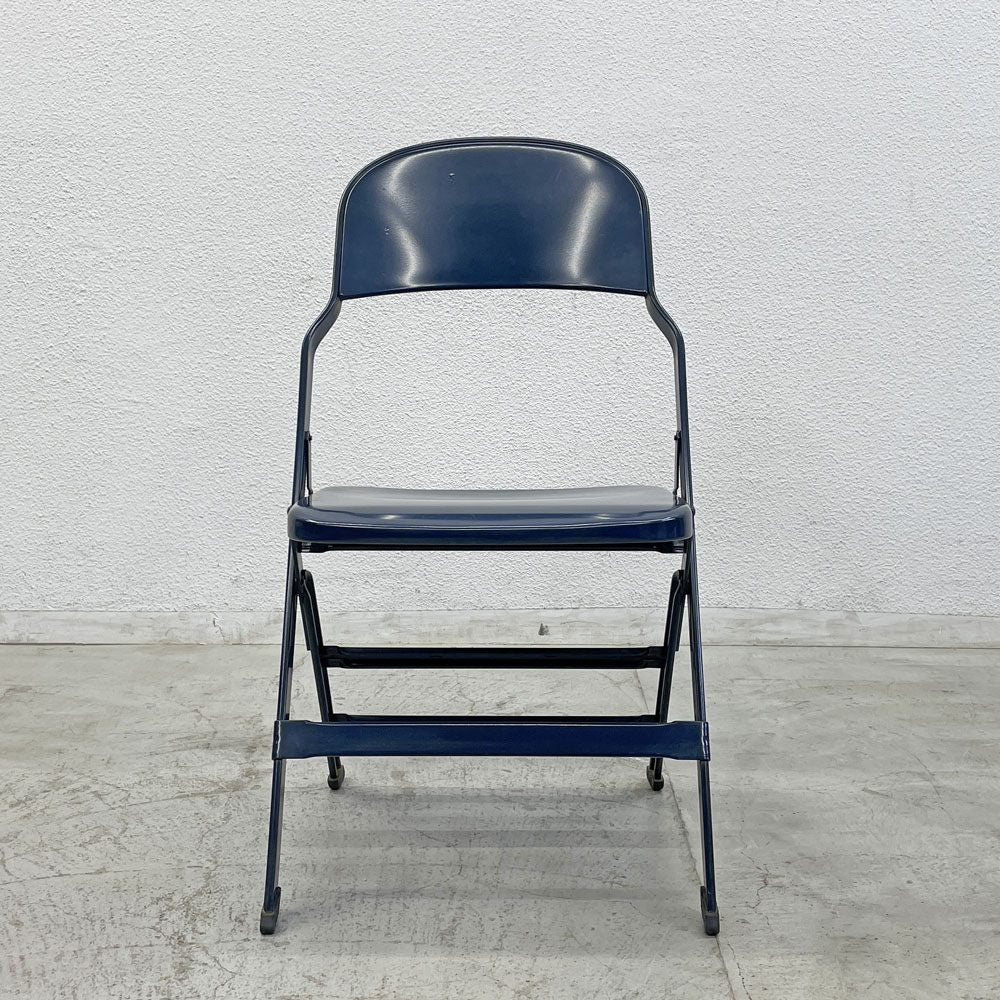 クラリン CLARIN オールスチール フォールディングチェア All sterel folding chair 折り畳み椅子 クッション無し〓